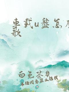 车载u盘怎么下歌