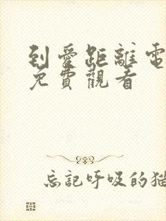 到爱距离电视剧免费观看