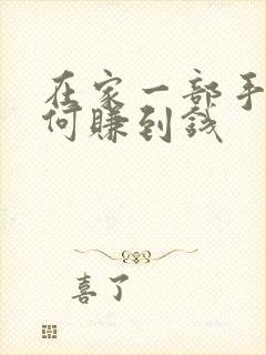 在家一部手机如何赚到钱