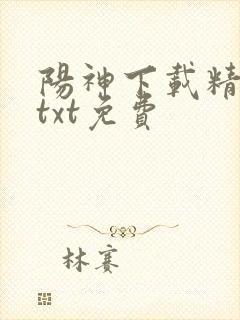 阳神下载精校版txt免费