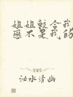 姐姐较合我的初恋不是我的动漫免费观看