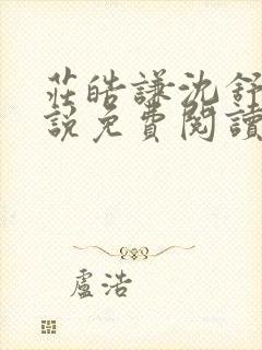 庄皓谦沈舒黎小说免费阅读最新章节