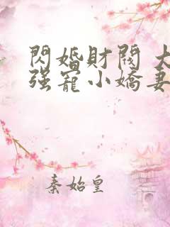 闪婚财阀 大叔强宠小娇妻