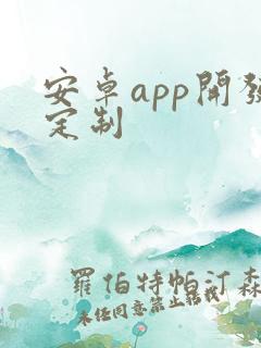 安卓app开发定制