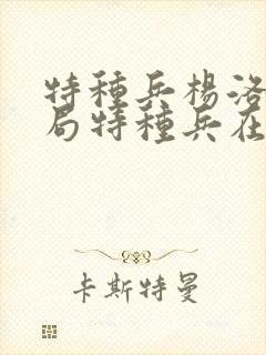 特种兵杨洛大结局特种兵在都市