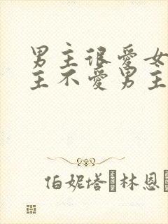 男主很爱女主女主不爱男主的小说