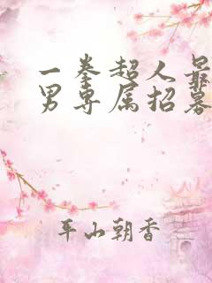 一拳超人最强之男专属招募