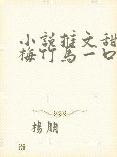 小说推文甜文青梅竹马一口气看完