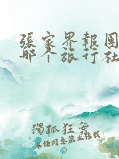 张家界报团旅游哪个旅行社好