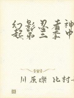 幻影忍者神龙崛起第三季中文