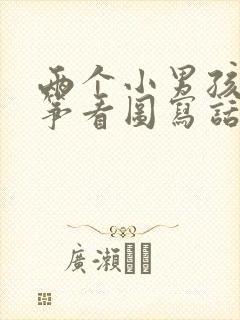 两个小男孩放风筝看图写话一年级