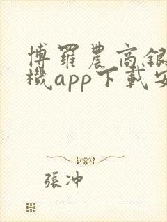 博罗农商银行手机app下载安装