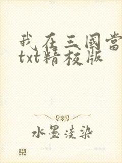 我在三国当混蛋txt精校版