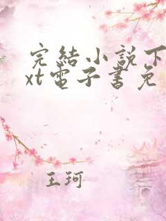 完结小说下载txt电子书免费下载全本