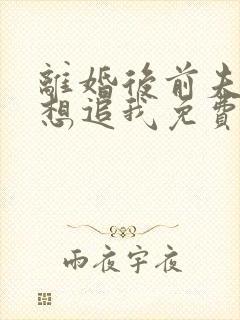 离婚后前夫总是想追我免费阅读