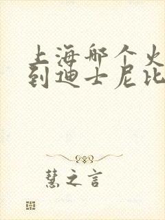 上海哪个火车站到迪士尼比较近