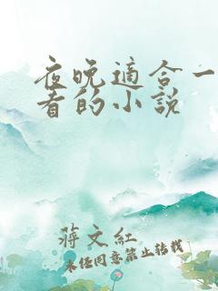 夜晚适合一个人看的小说