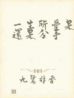 一生所爱是表白还是分手