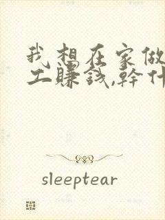 我想在家做点手工赚钱,干什么好