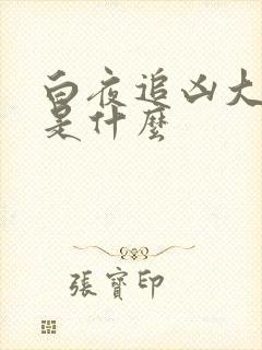 白夜追凶大结局是什么