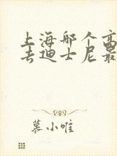 上海哪个高铁站去迪士尼最方便