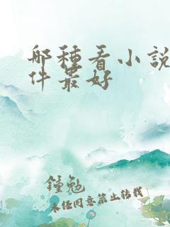 哪种看小说的软件最好