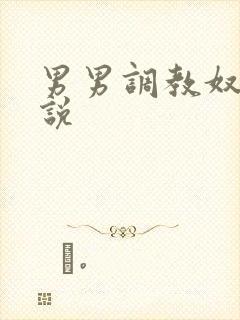 男男调教奴隶小说