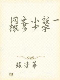 网文小说一章大概多少字