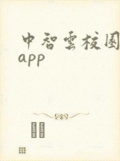 中智云校园下载app