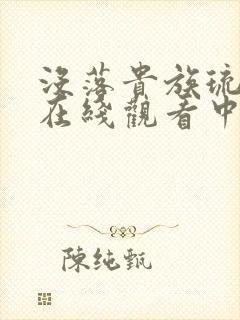 没落贵族琉璃川在线观看中文翻译