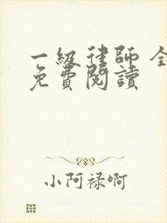 一级律师 全文免费阅读