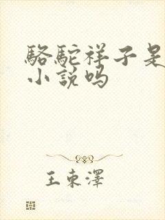 骆驼祥子是现代小说吗