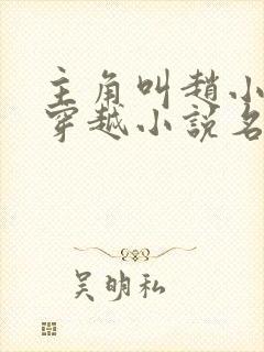 主角叫赵小驴的穿越小说名字