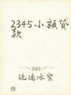 2345小额贷款