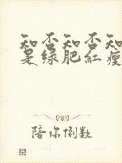 知否知否知否应是绿肥红瘦原著