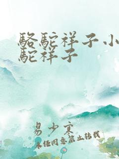 骆驼祥子小说骆驼祥子