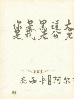 你是黑道大佬不是我老公免费阅读