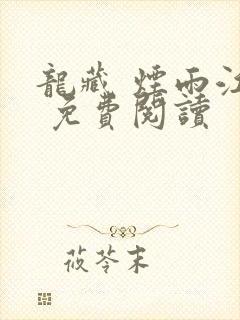 龙藏 烟雨江南 免费阅读