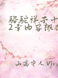 骆驼祥子十一12章内容概括