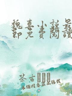 魏喜小说最新章节免费阅读无弹窗