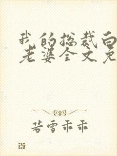 我的总裁白富美老婆全文免费阅读全文