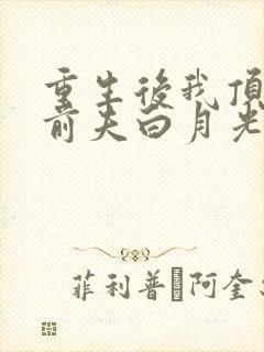 重生后我顶替了前夫白月光免费看