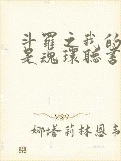 斗罗之我的武魂是魂环听书