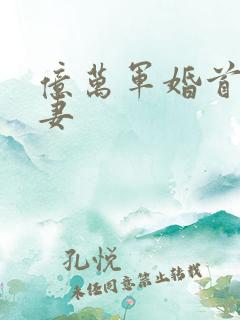 亿万军婚首长宠妻