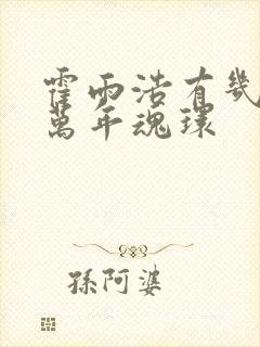 霍雨浩有几个十万年魂环