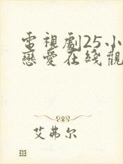 电视剧25小时恋爱在线观看免费全集