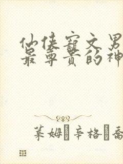 仙侠宠文男主是最尊贵的神
