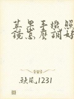 苹果手机照片滤镜怎么调好看