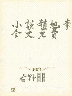 小说赵旭李晴晴全文免费