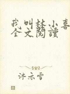 我叫林小喜小说全文阅读